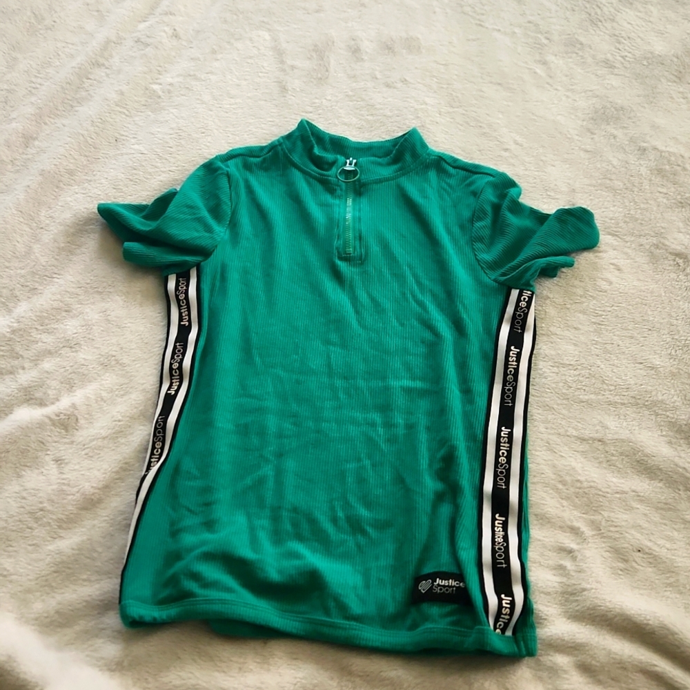 JUSTICE ACTIVE green sport shirt